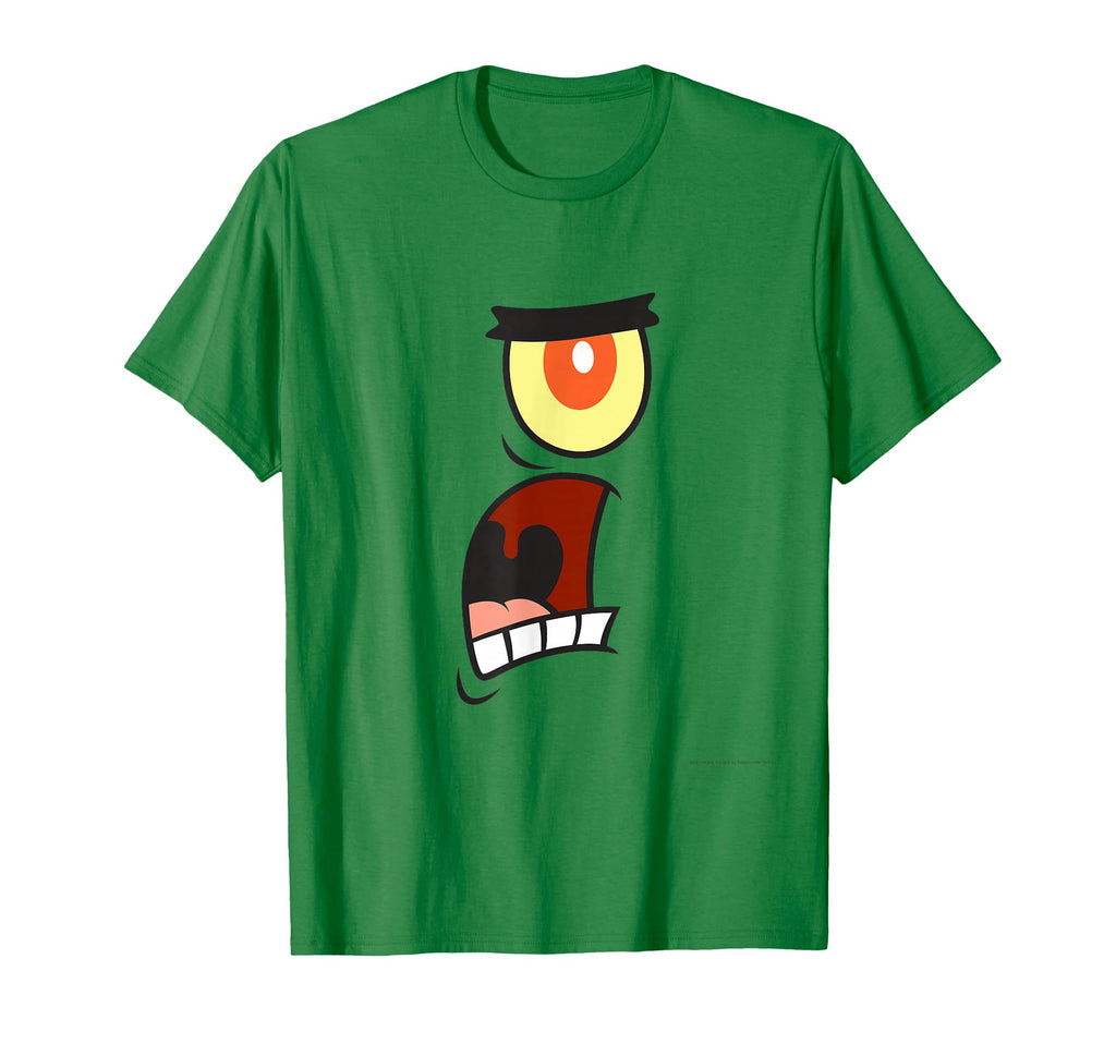 Plankton Yelling Big Face Easy Costume Cartoon Unisex T-shirt, Sweatshirt, Hoodie (1)