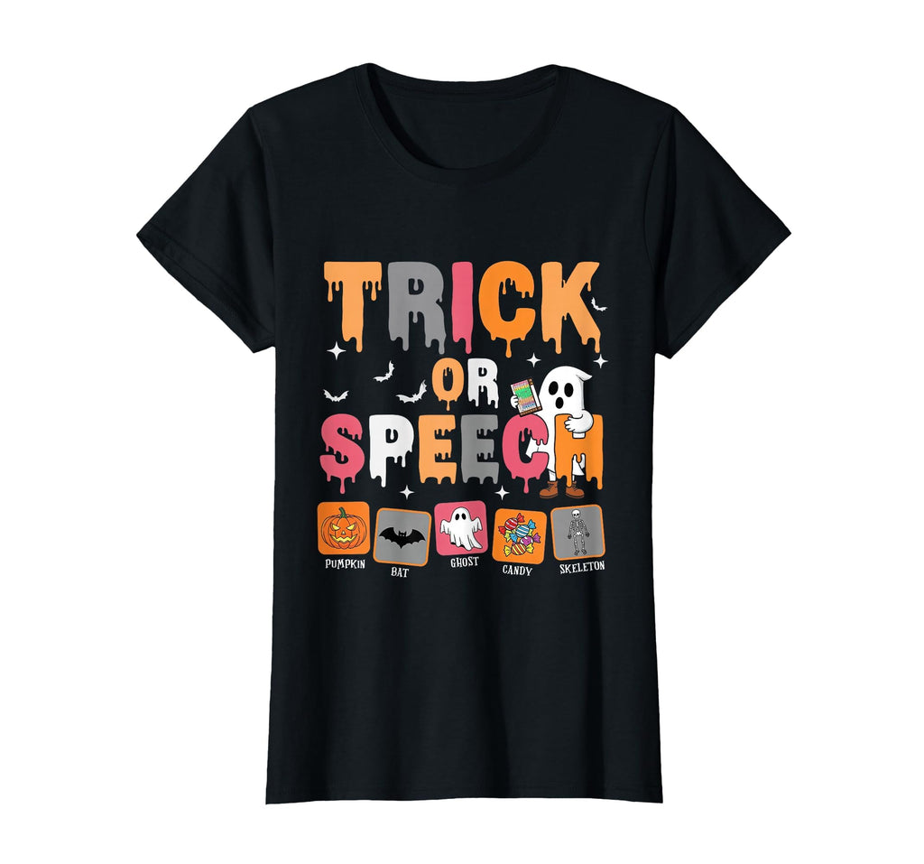 Trick Speech Halloween Slp Speech Language Pathologist Unisex T-shirt, Sweatshirt, Hoodie (1)