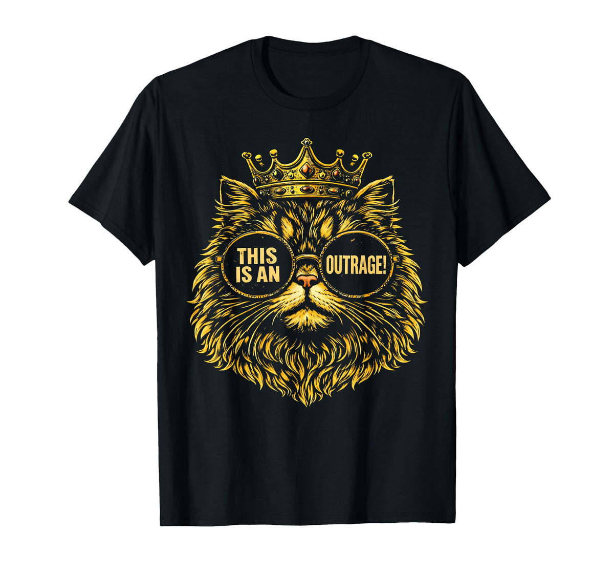 Outrage Princess Cat Unisex T-shirt, Sweatshirt, Hoodie (1)