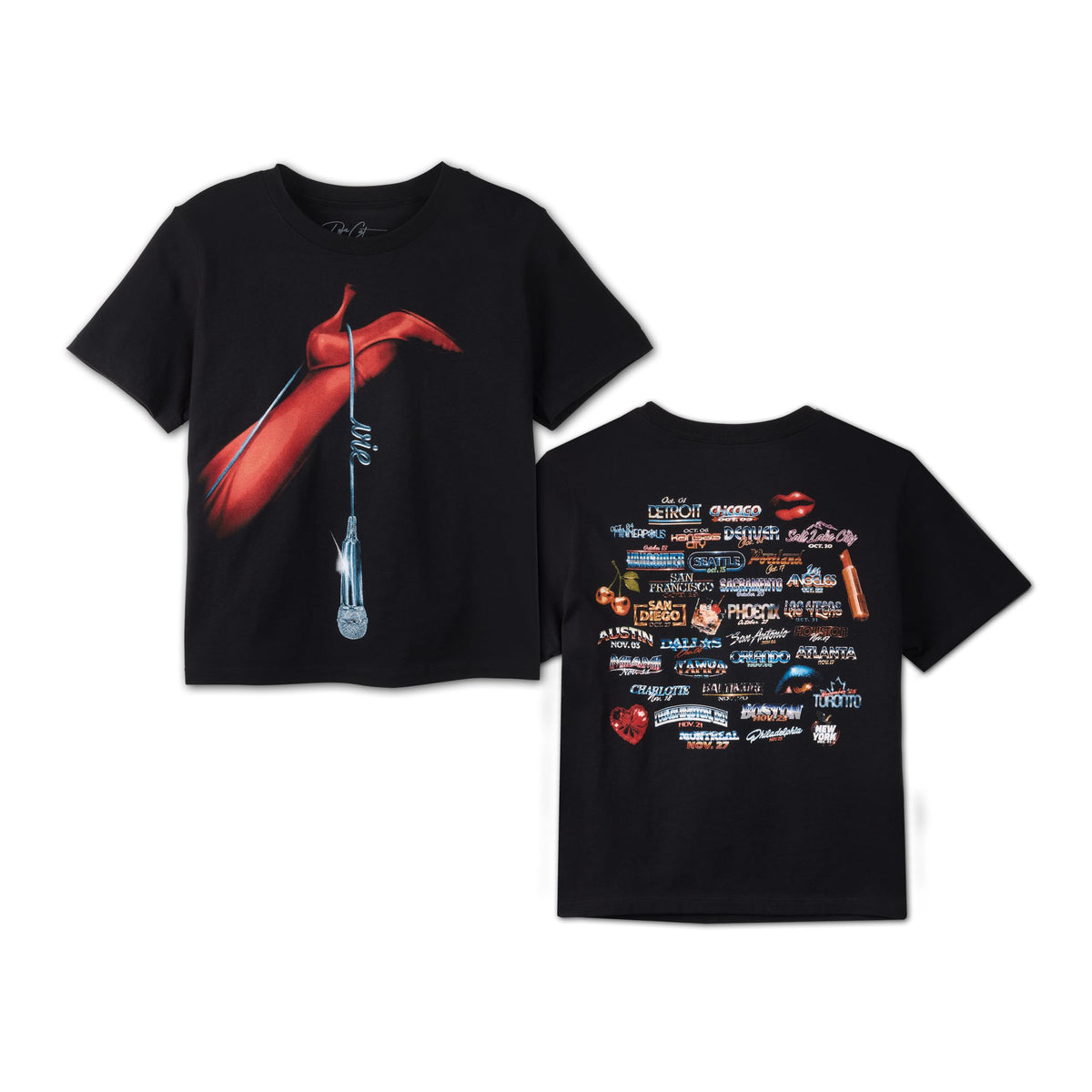 Official Tour Ma Vie Black Dateback Cropped Unisex T-shirt, Sweatshirt, Hoodie (1)