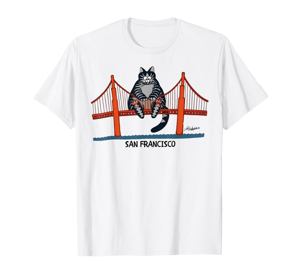 Vintage Retro Cat San Francisco Unisex T-shirt, Sweatshirt, Hoodie (1)