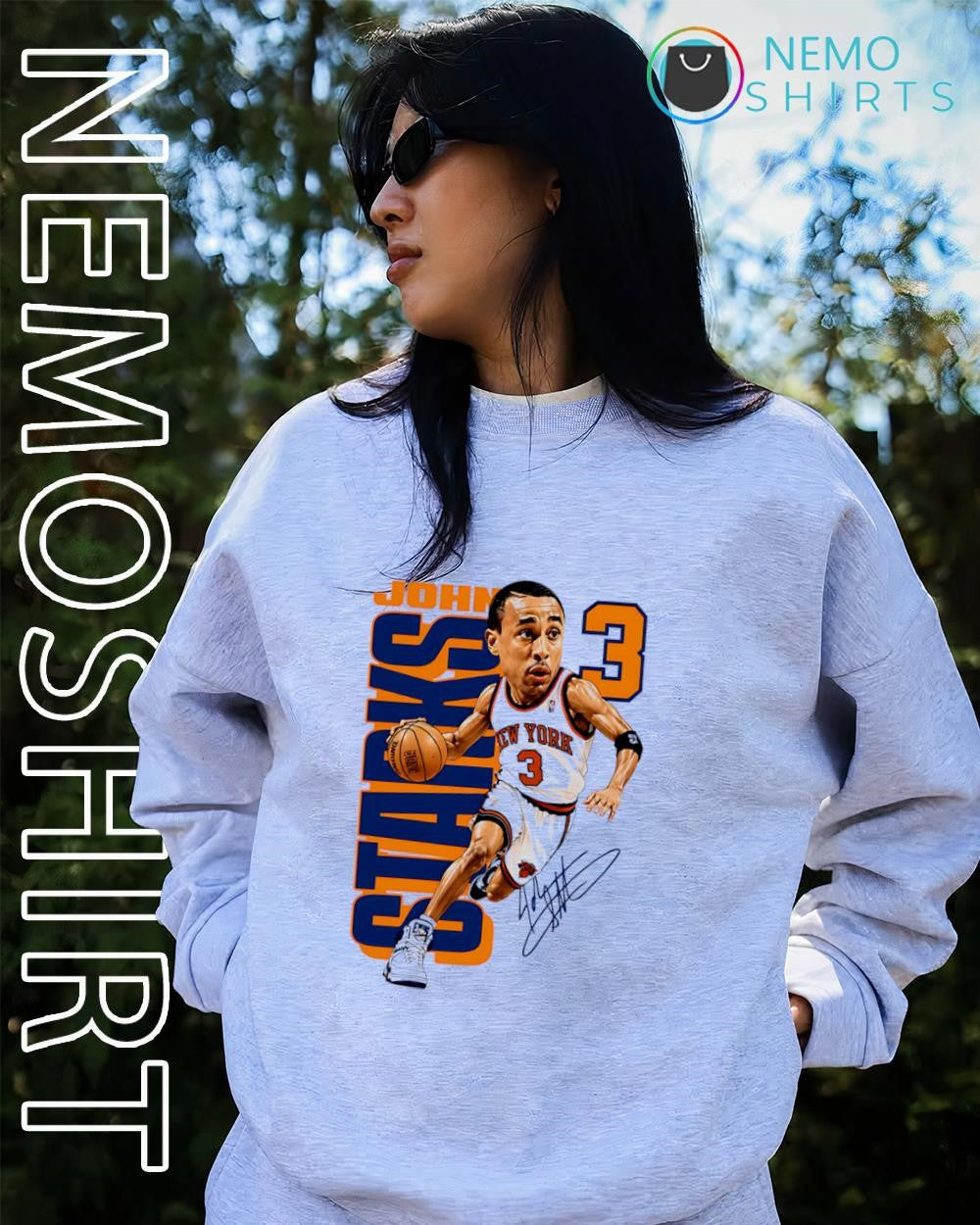 John Starks 3 New York Knicks basketball legend signature shirt