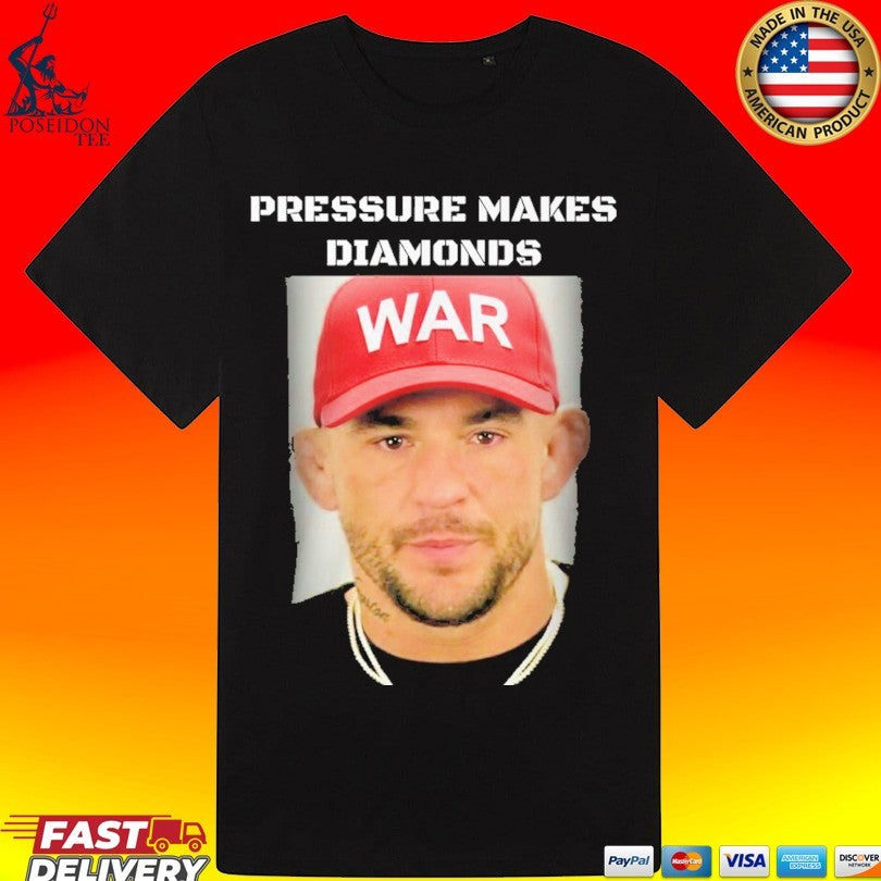 Dustin Poirier Mugshot Pressure Makes Diamonds T-shirt