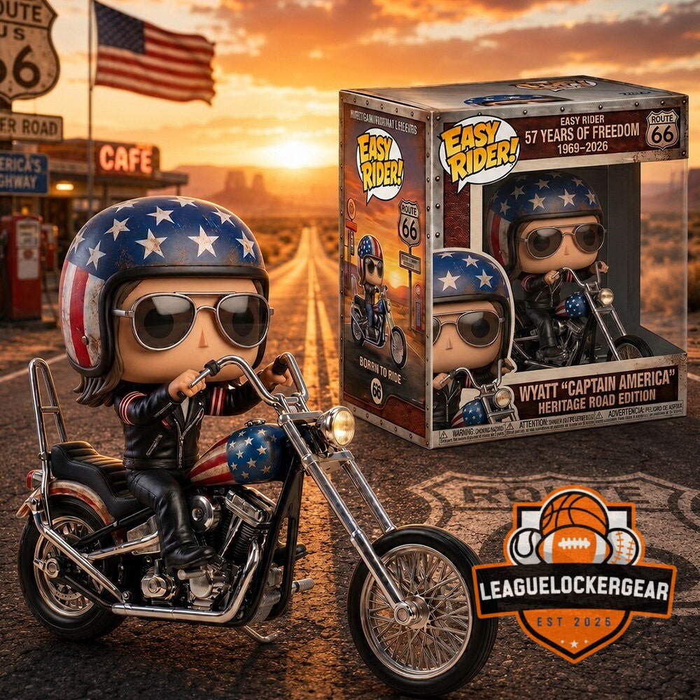 Easy Rider 57th Anniversary Wyatt Captain America Chopper Edition Funko Pop Figure