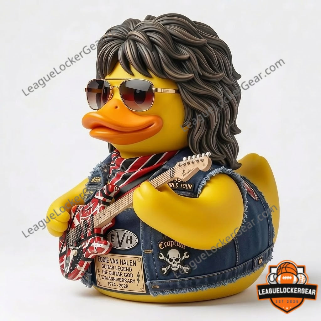 Eddie Van Halen 52nd Anniversary 1980 World Tour Rubber Duck
