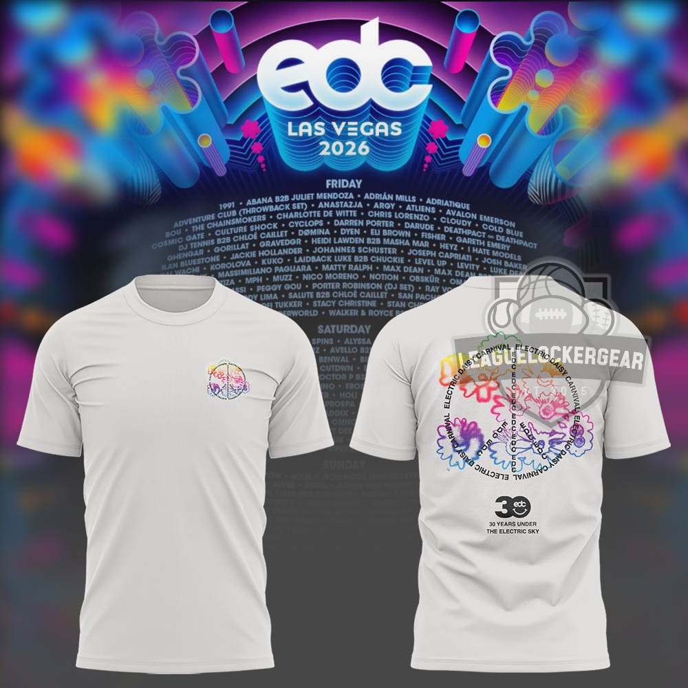Electric Daisy Carnival 30th Anniversary Las Vegas 2026 T-Shirt