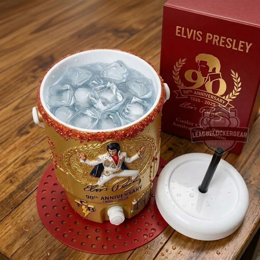 Elvis Presley 90th Anniversary 1935-2025 Cooler Cup