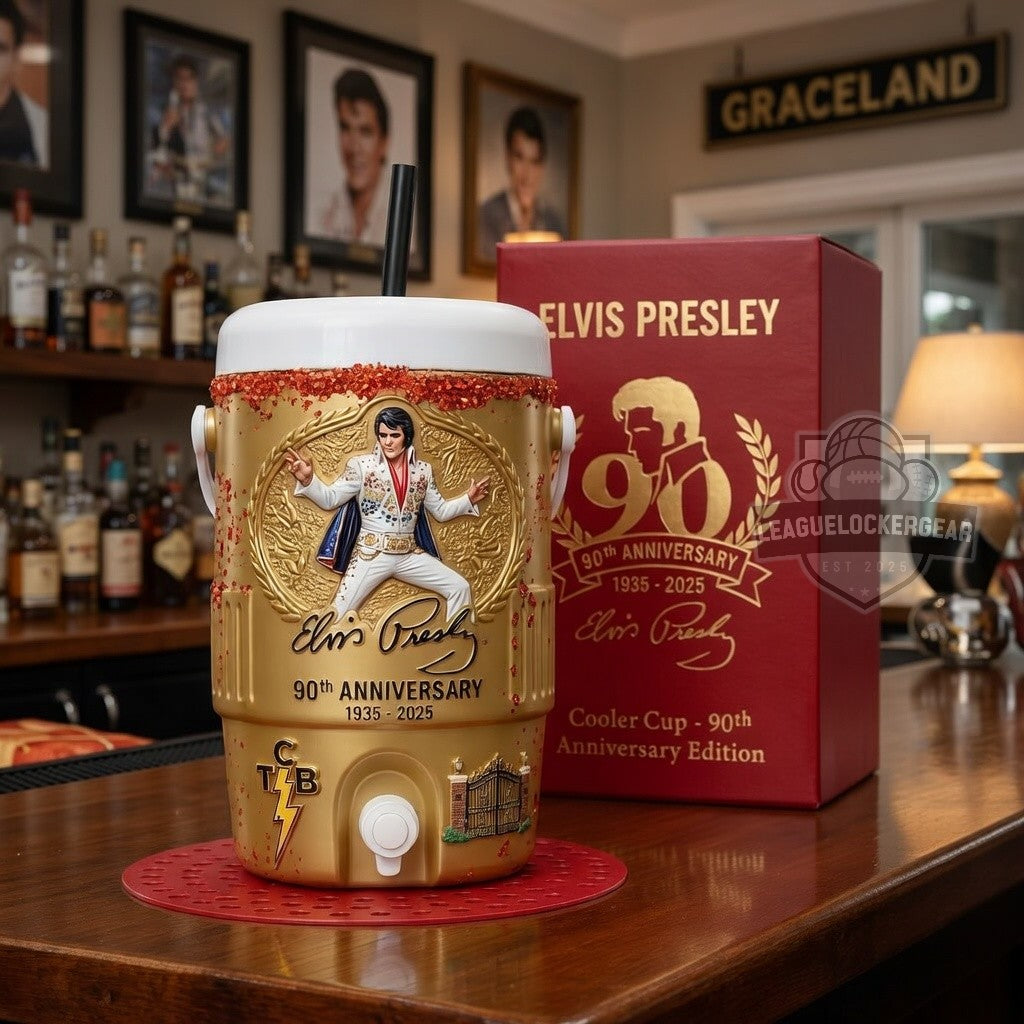 Elvis Presley 90th Anniversary 1935-2025 Cooler Cup