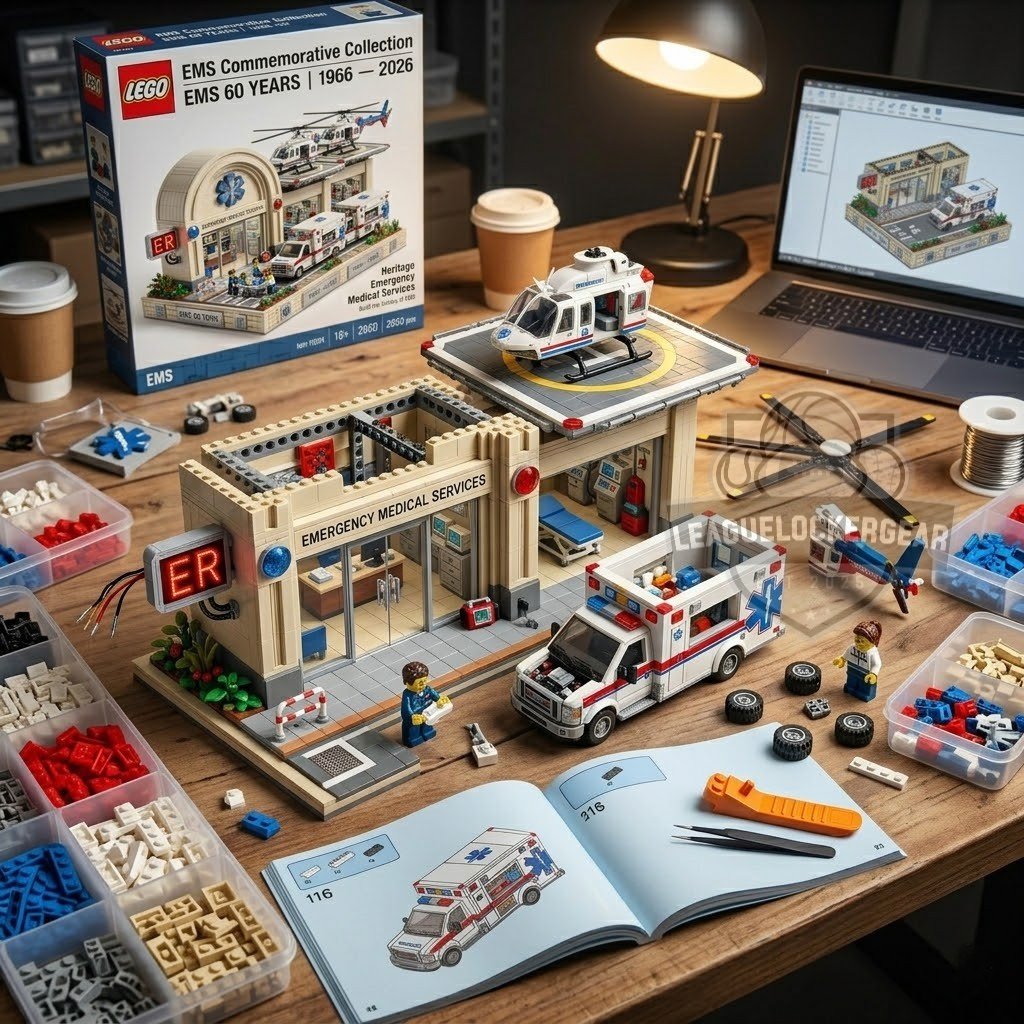 EMS 60 Years Anniversary Lego Set