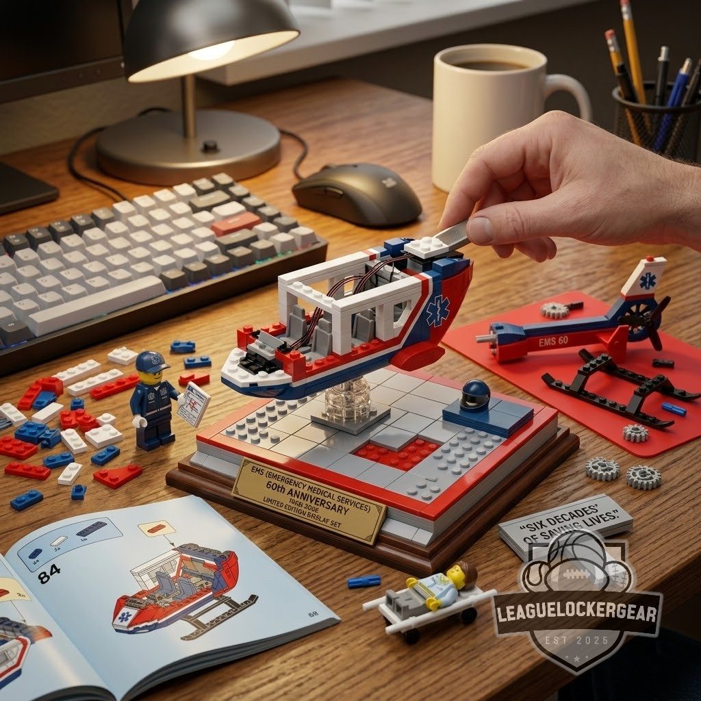 EMS Emergency Medical Services 60th Anniversary 1966-2026 Lego Display Set