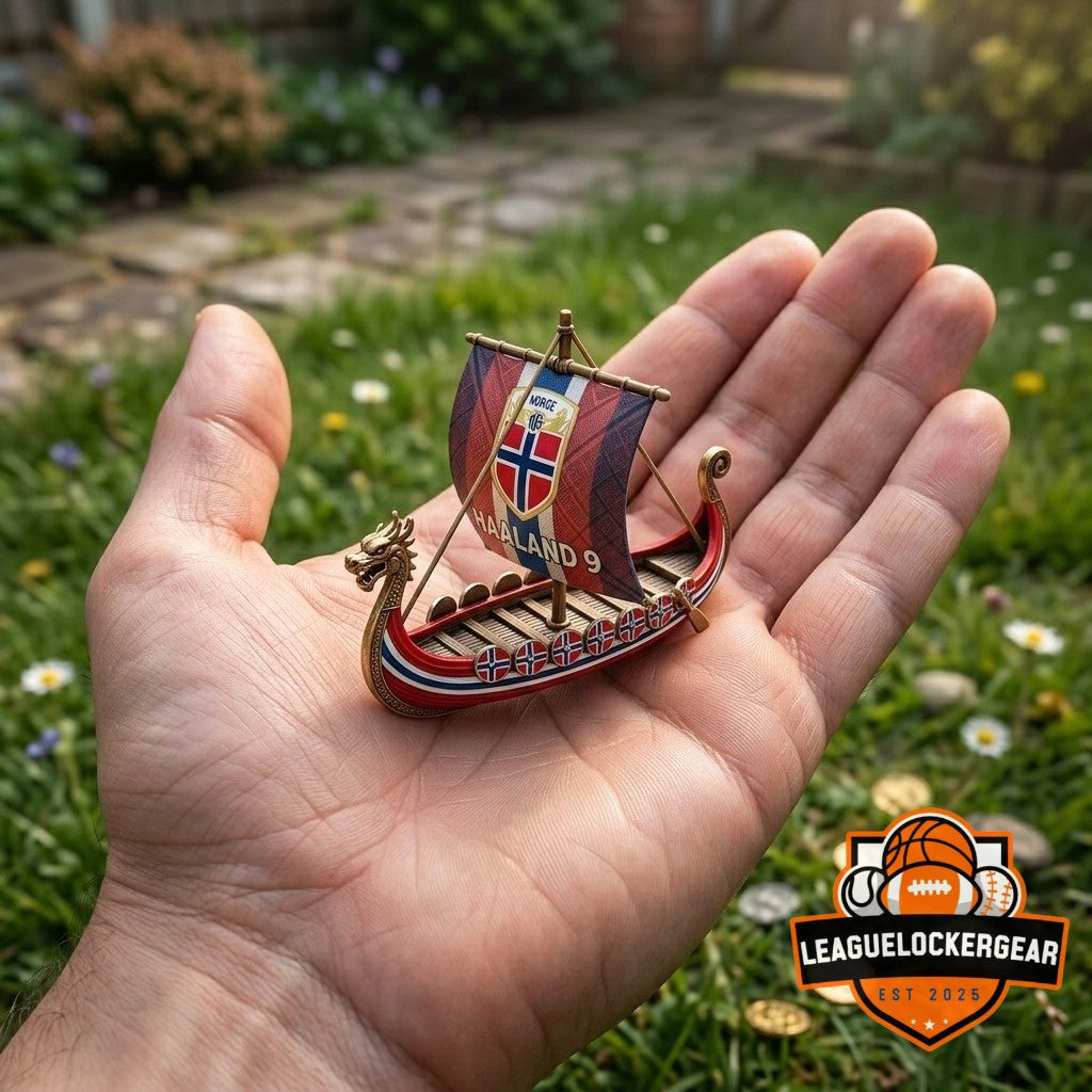 Erling Haaland Norway 2026 World Cup Edition Hot Wheels Die-Cast Viking Ship