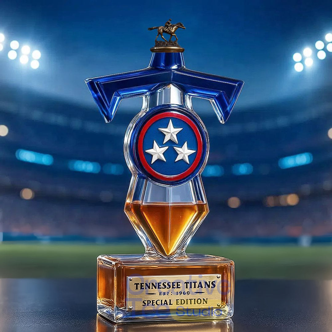 Tennessee Titans Legacy Special Edition Whiskey Bottle