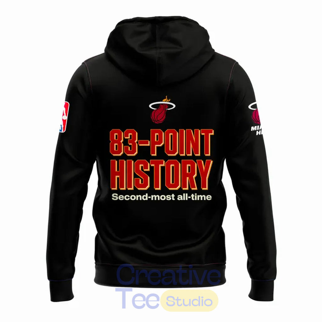 Miami HEAT – Bam Adebayo 83-Point History Limited Hoodie