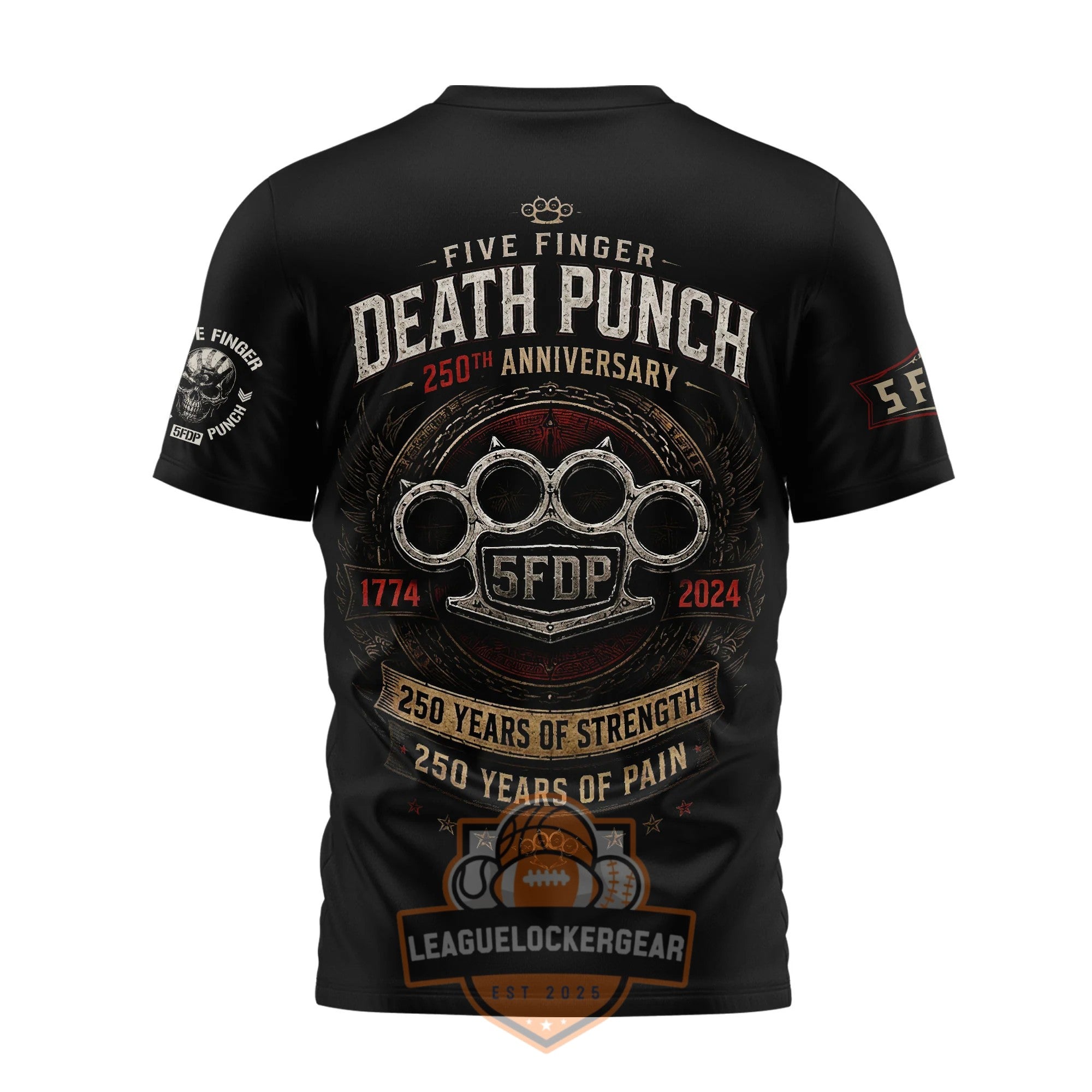 Five Finger Death Punch 250th Anniversary 3D T-Shirt