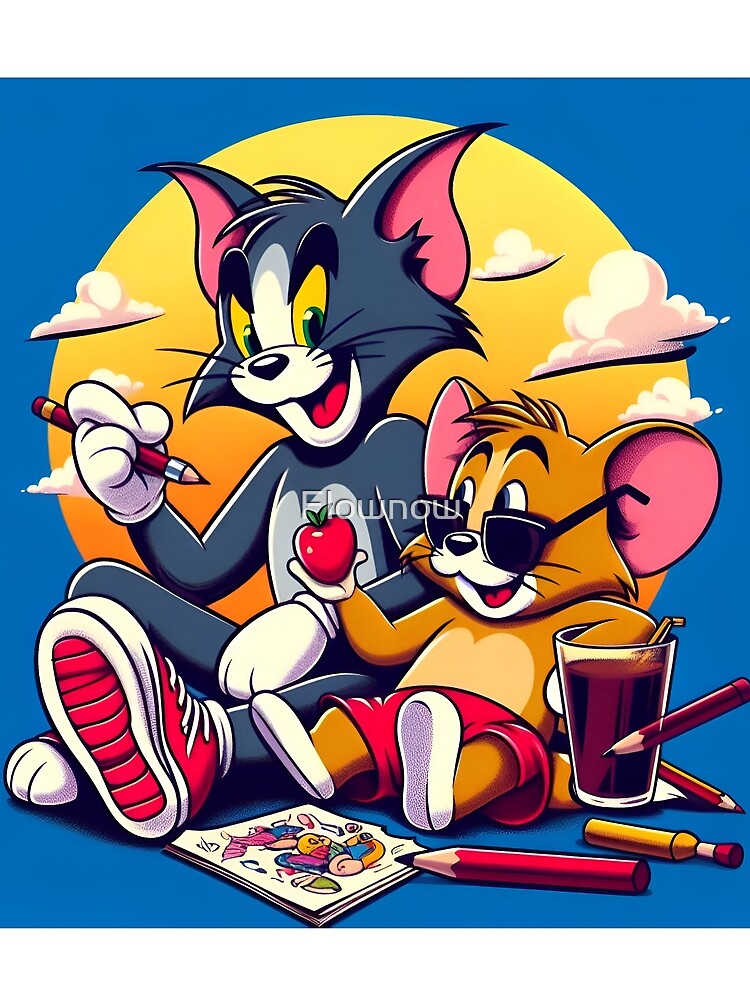 Cartoon Buddies: Nostalgic Drawing Time by Flownow