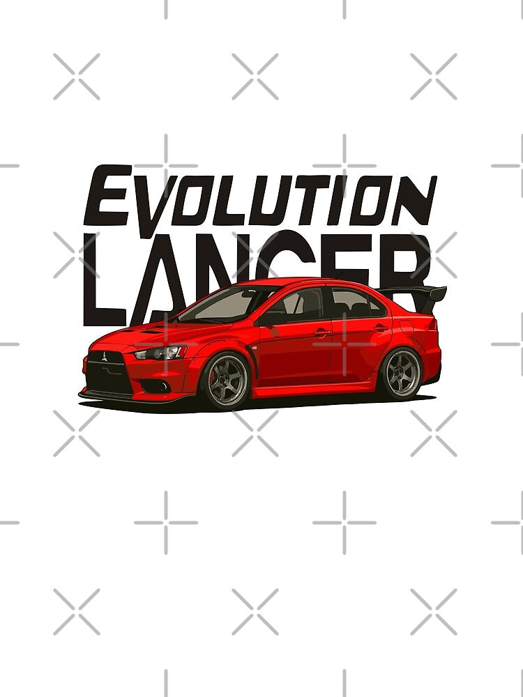 Lancer EVO X Red by BronArtworks