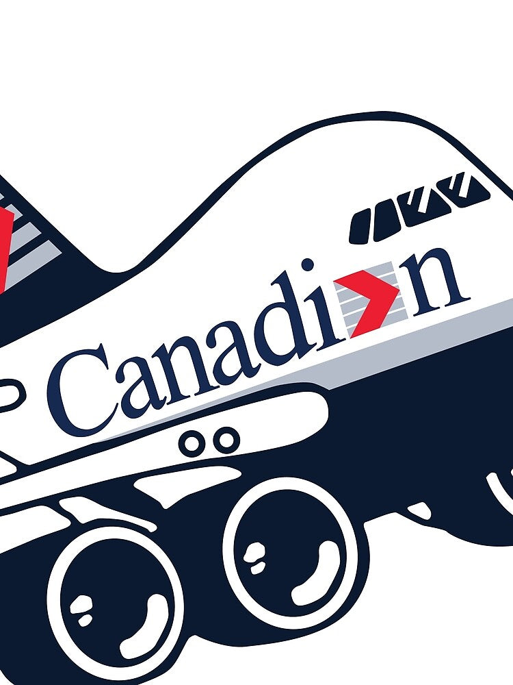Canadian Sticker "I Fly Canadian" by Chloé Fortin Côté