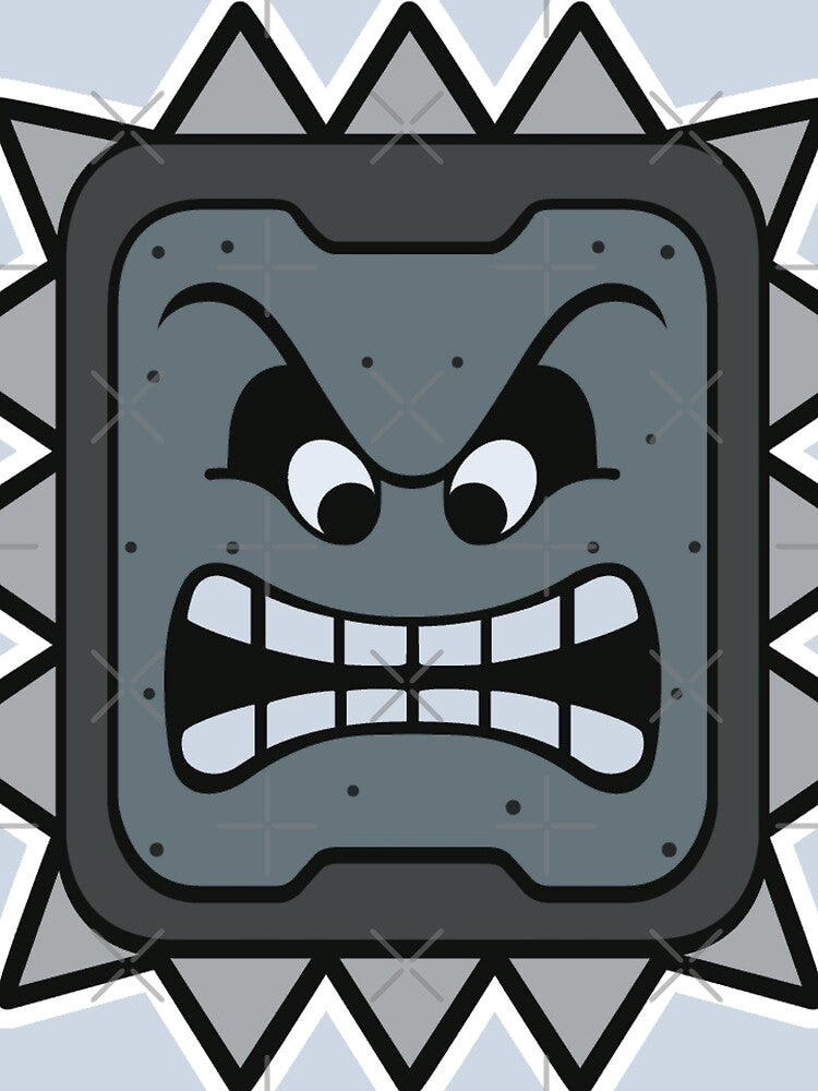 Paper Thwomp by The Sprite Guy