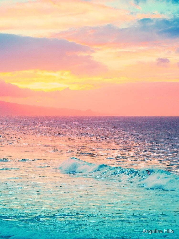 Hookipa Surf Sunset by Angelina Hills