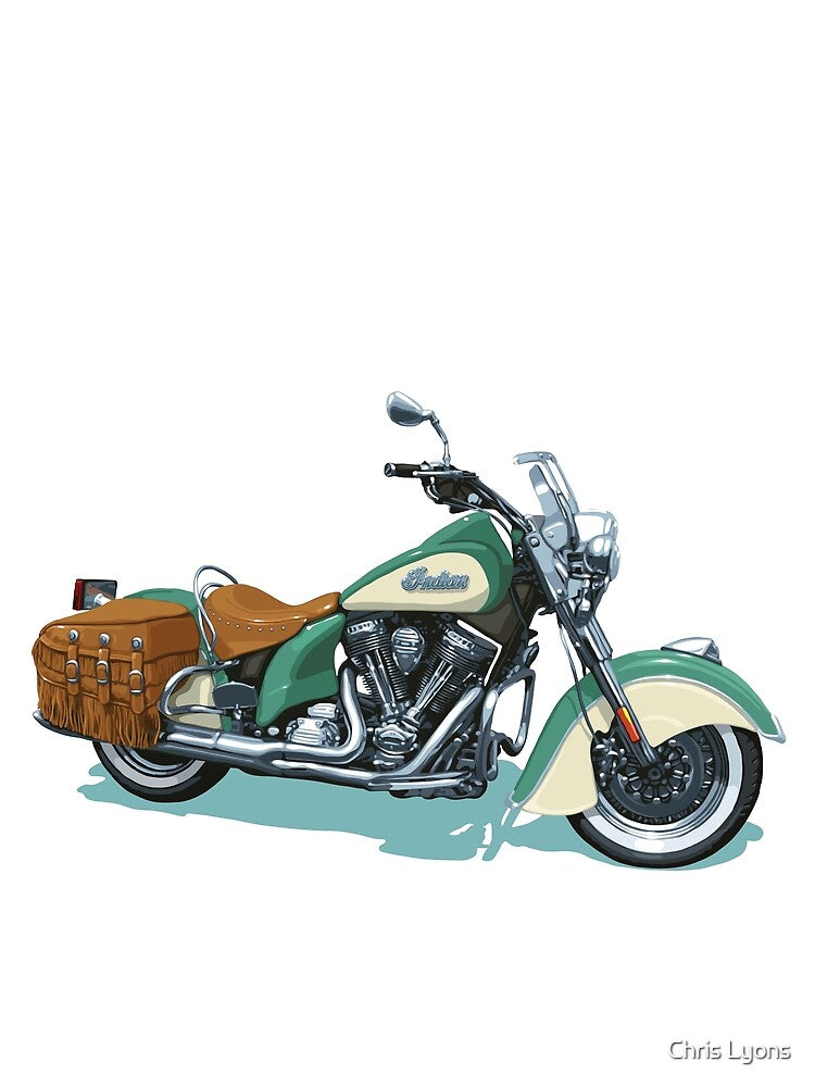 American Indian Motorcycle by HeDrawsThings