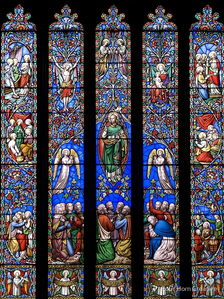 Church Stained Glass Window by 4HornCreative