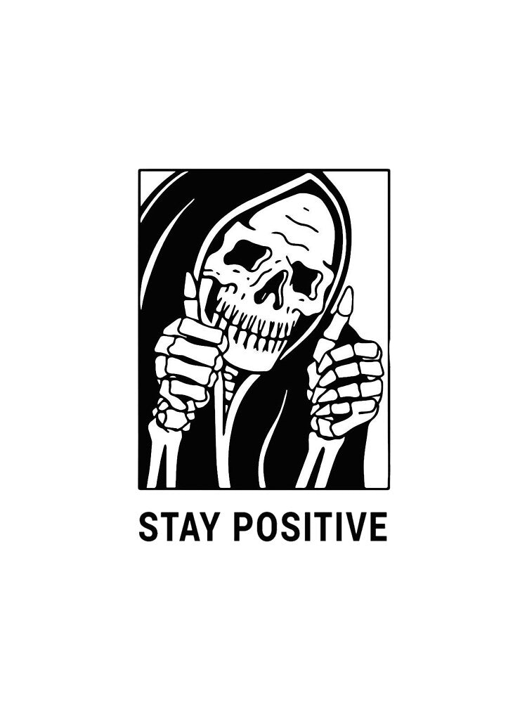 Stay Positive , Reaper , Waterproof, Hydro Flask by ng0nanthit