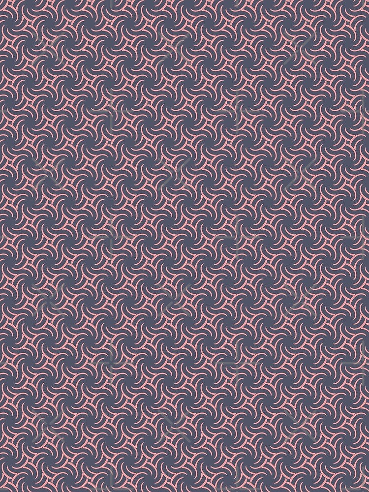 Simple Digital Pink Swirl Pattern | Retro | Vintage by foundatelier