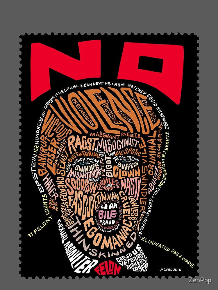 NO: Trump Word Face by ZenPop