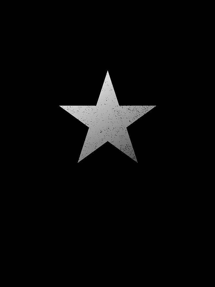 Silver Star (On Black) by STUDIO-72