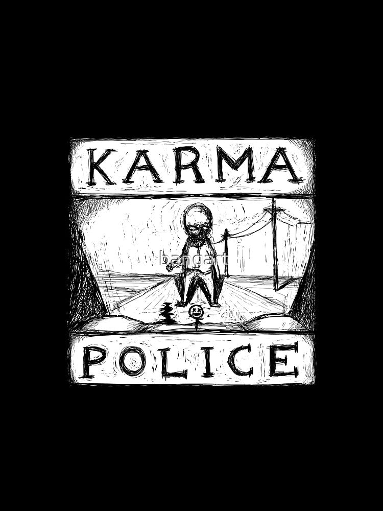 Karma Police music video illustration by bangart