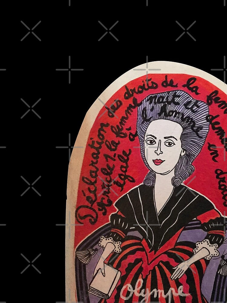 Olympe de Gouges street art by Sukistic