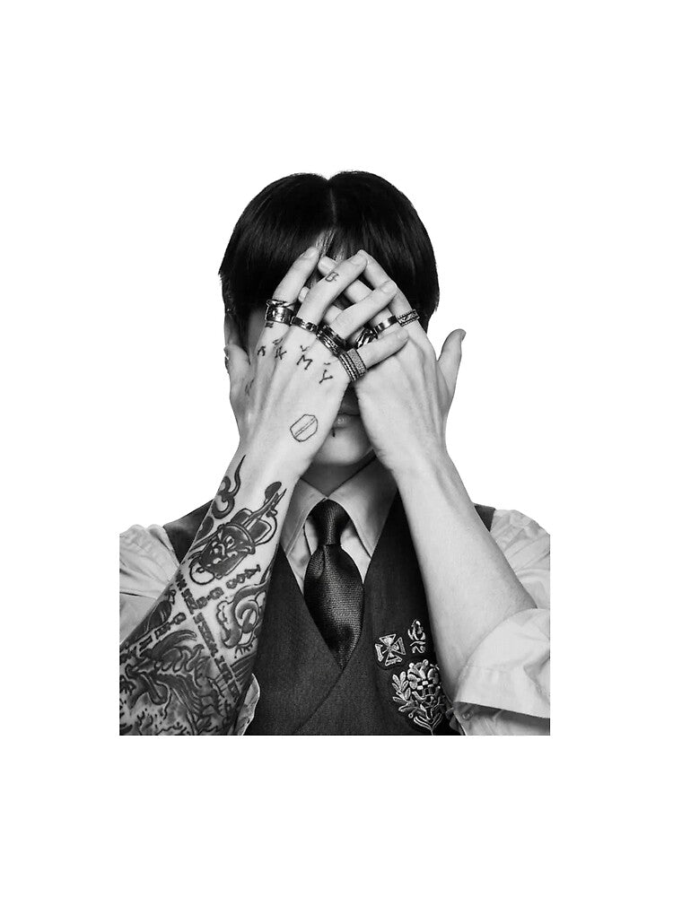 BTS Jungkook - Minimalist Mystery Art by moamaxshop