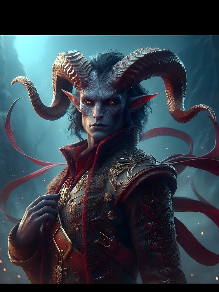 Tiefling by GalleryBrisArt