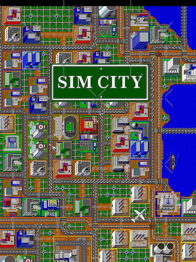 SimCity 1 Sim City Zoom - HD by hangman3d