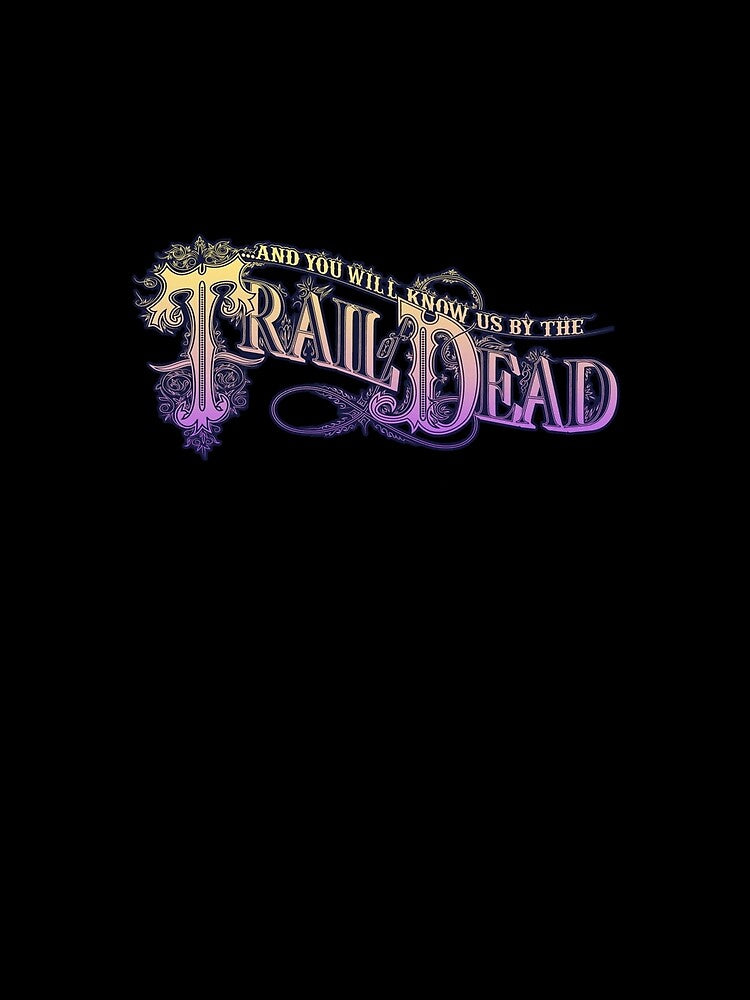 best selling alternative rock tour logo and ...and you will know us by the trail of dead band by pfarman9v