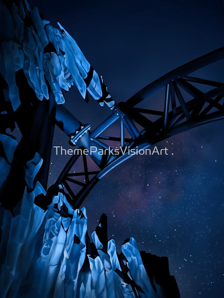 Taron Night Sky Phantasialand by ThemeParksVisionArt .