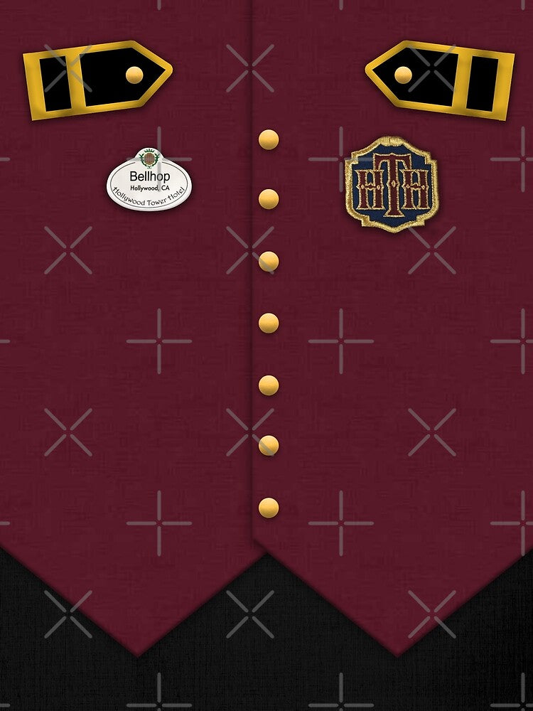 Inspired by the Bellhops from Tower of Terror in a Maroon Hotel Staff Design by MagicalWardrobe