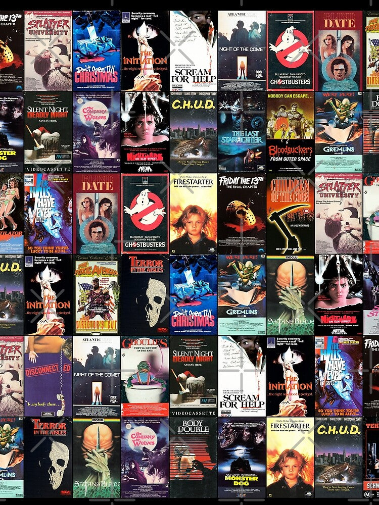 RETRO HORROR VHS ARTWORK - 1984 by FlapJackLarry
