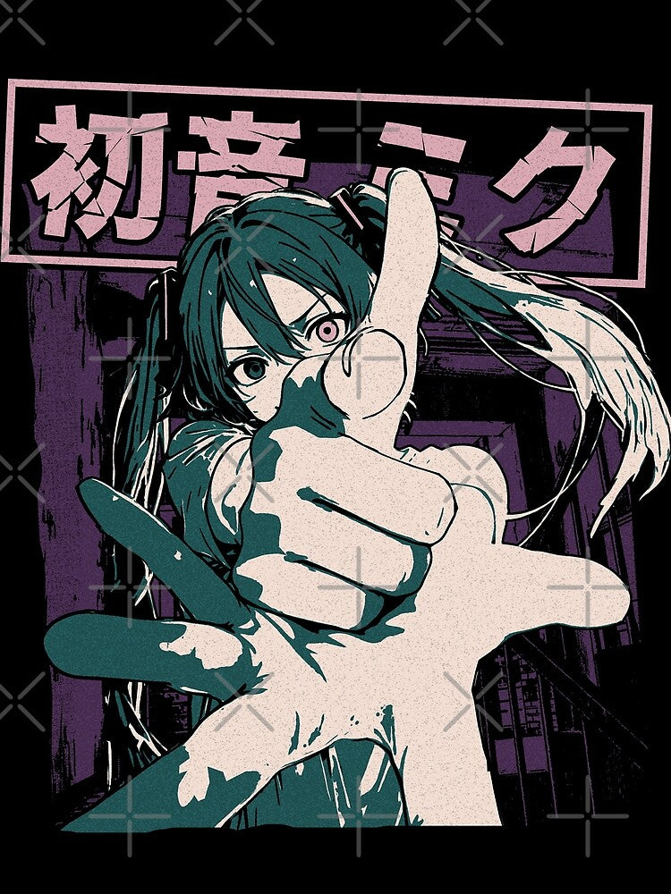 Hatsune Miku Tri Color by MadShroomPrints