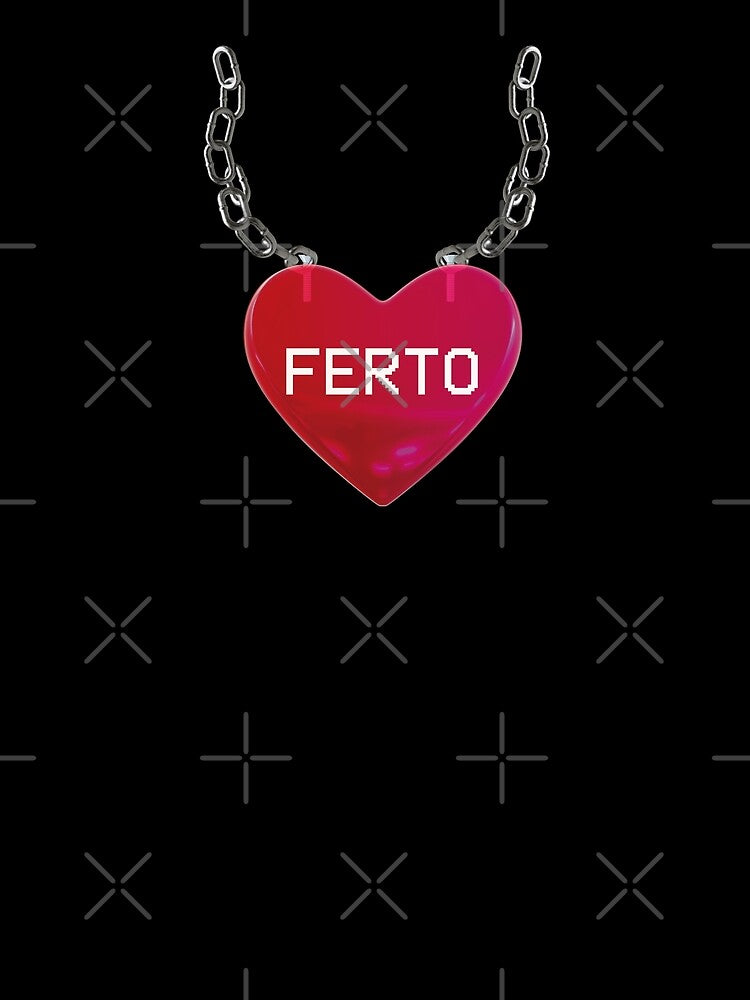 Ferto - Akylas - Eurovision 2026 Greece - Red Heart Necklace Design - United By Music - ESC2026 ESC26 - Eurovision Song Contest 2026 - ESC 2026 by Vision-Tees