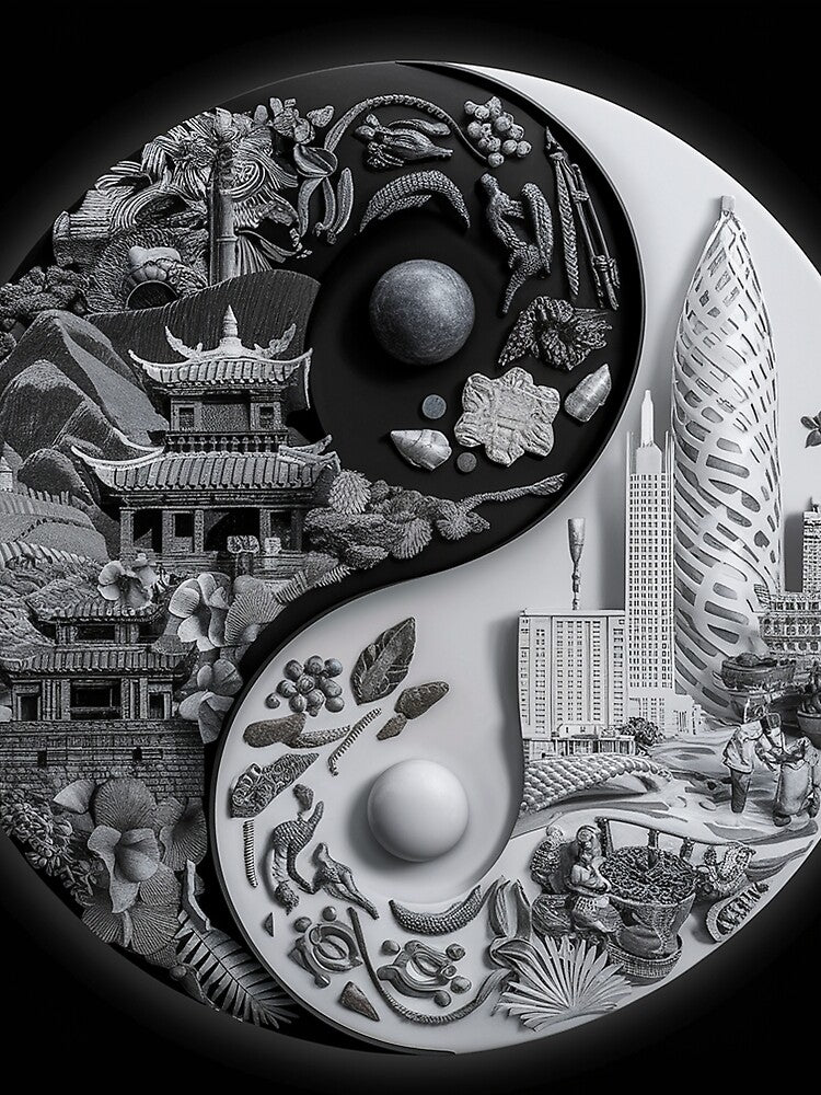 Yin Yang Art by MyHeartNSoulArt