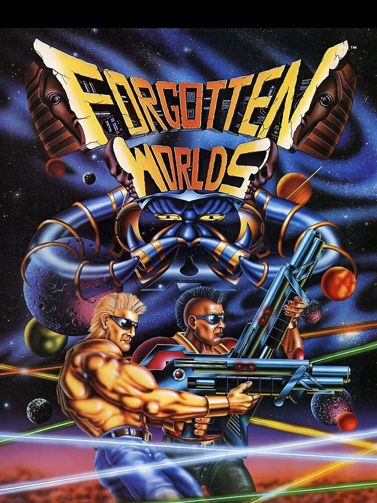 Forgotten Worlds Cover HD by Retr0Tshirts