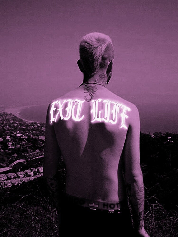 LIL PEEP POSTER - Exit Life by listener1011
