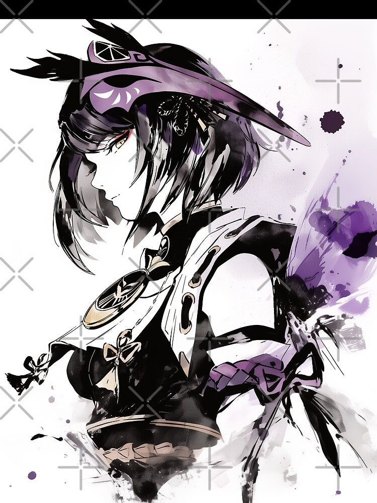 Watercolor Kujou Sara by SchellStation