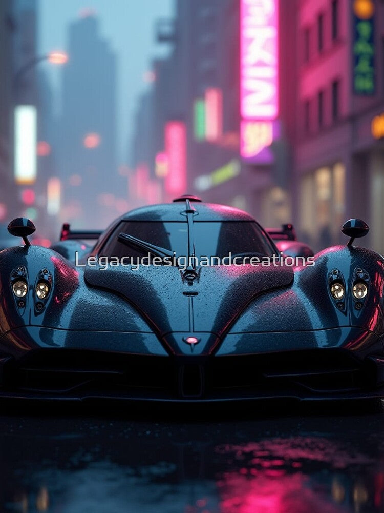 pagani parked in city by Legacydesignandcreations