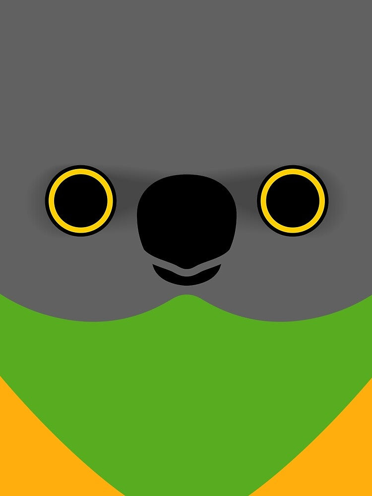 The face of a Senegal Parrot by INKOYADO