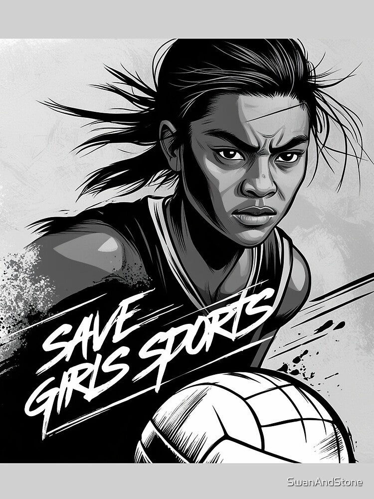 Save Girls Sports For Female Athletes Sportswomen by SwanAndStone