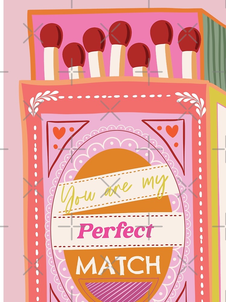 Perfect Match  valentine by Playful Strokes pom@pom