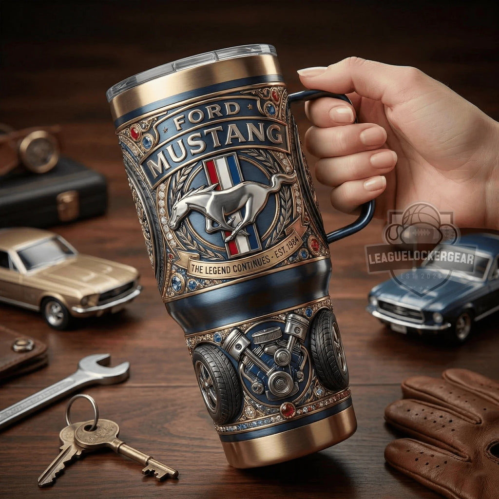 Ford Mustang The Legend Continues Est 1964 YETI Tumbler