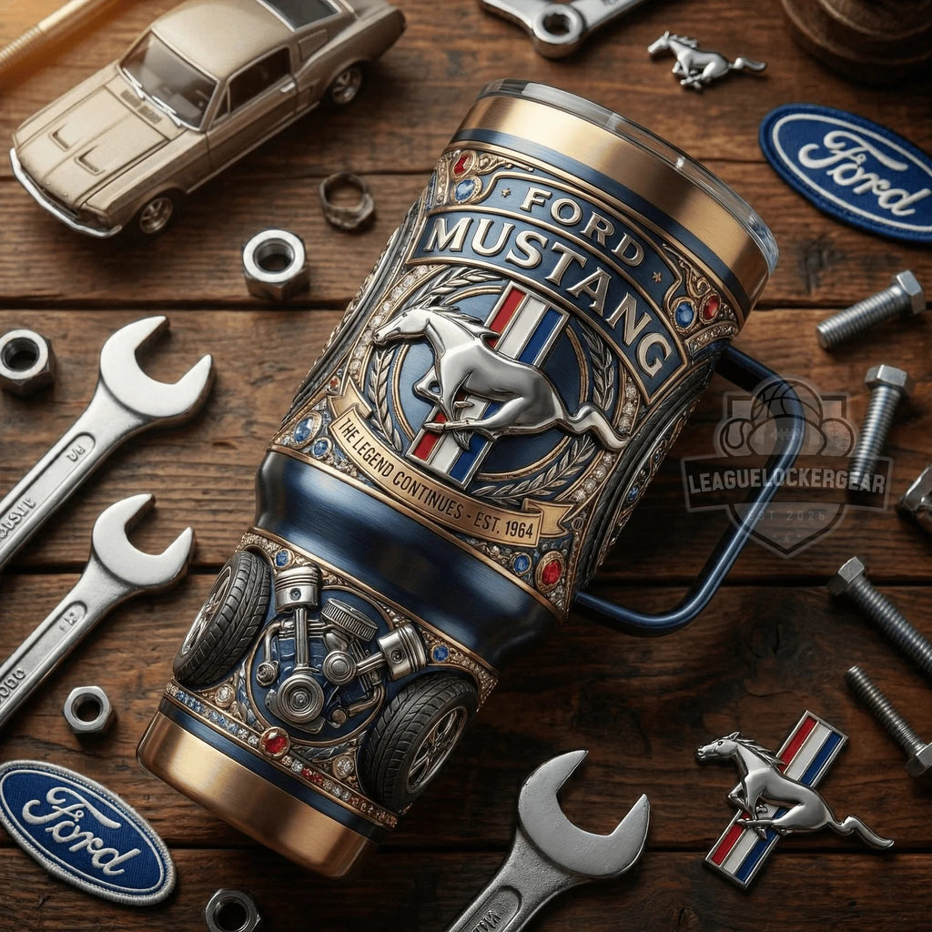 Ford Mustang The Legend Continues Est 1964 YETI Tumbler